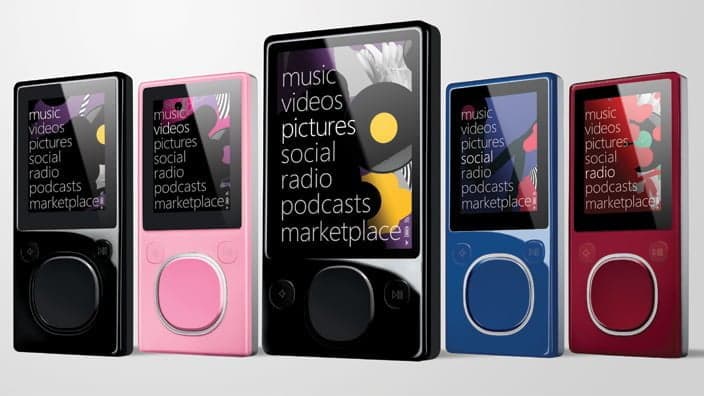 produtos que fracassaram microsoft zune