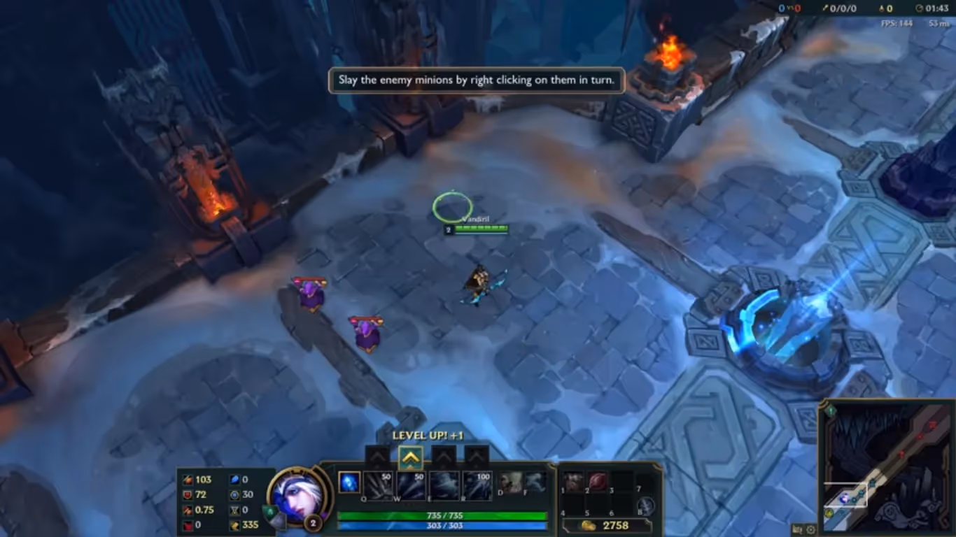 exemplo de onboarding de videogame league of legends 1