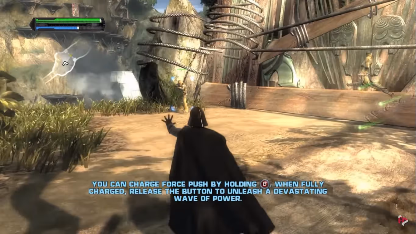 exemplo de onboarding de videogame star wars