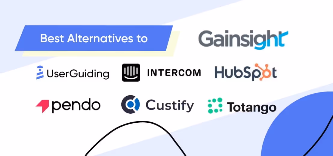 As 6 melhores alternativas ao Gainsight para adoção digital