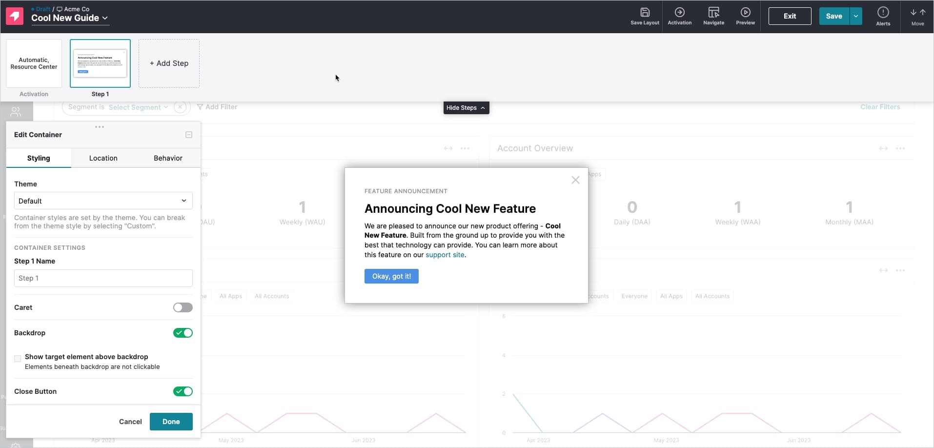 pendo as a introjs alternative