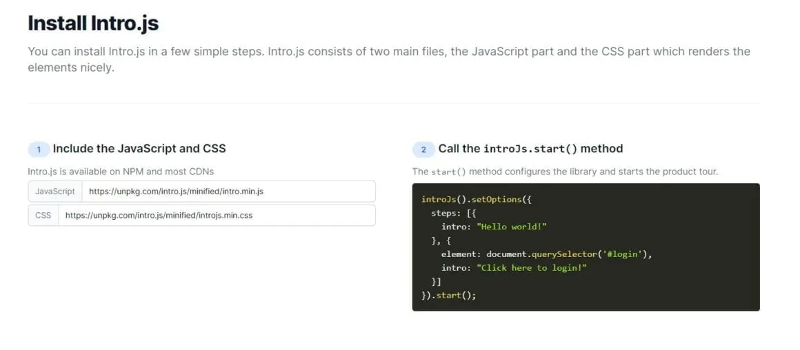 conpass vs intro js
