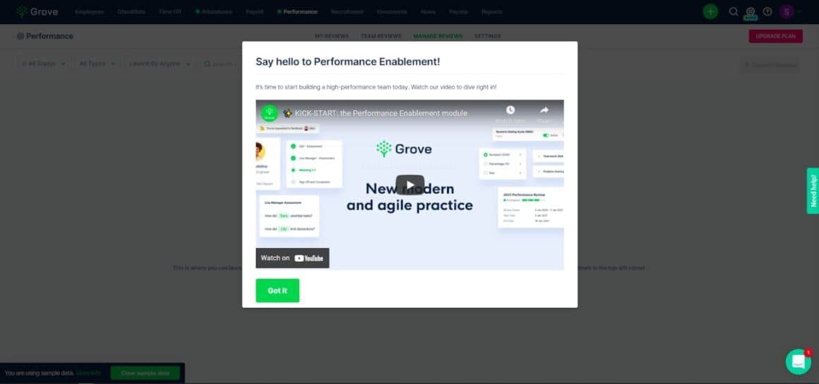 product announcement emails userguiding grove hr