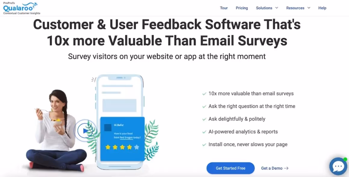 ferramentas de pesquisa in-app qualaroo