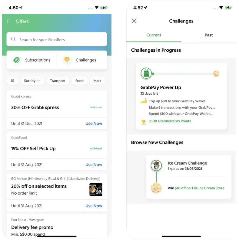 Grab's gamification flow