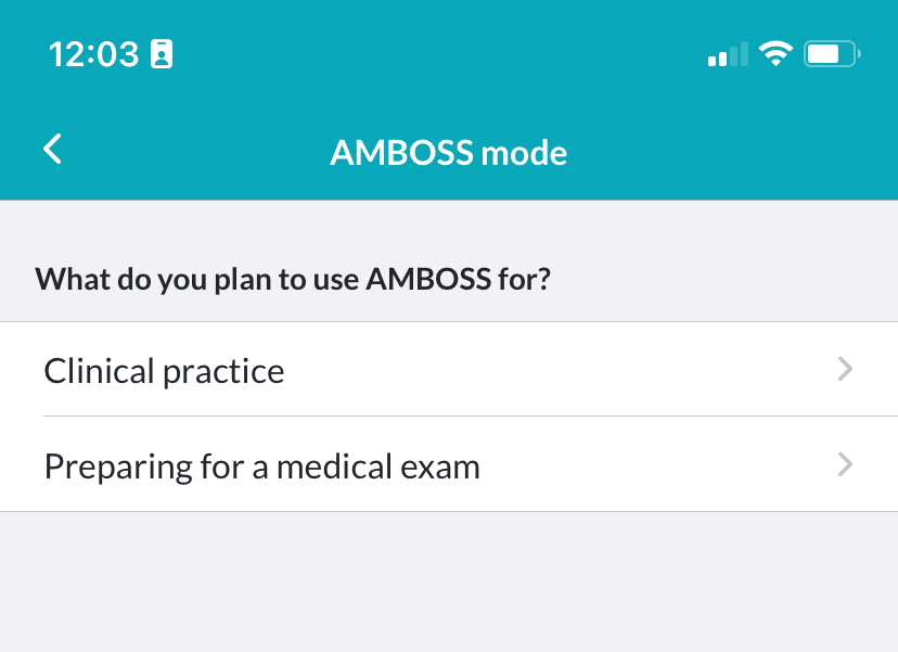amboss healthcare onboarding