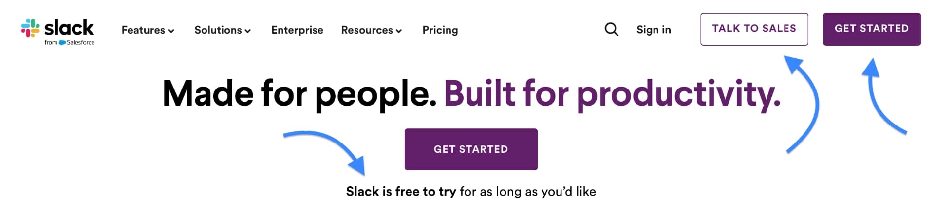 slack plg hybrid approach