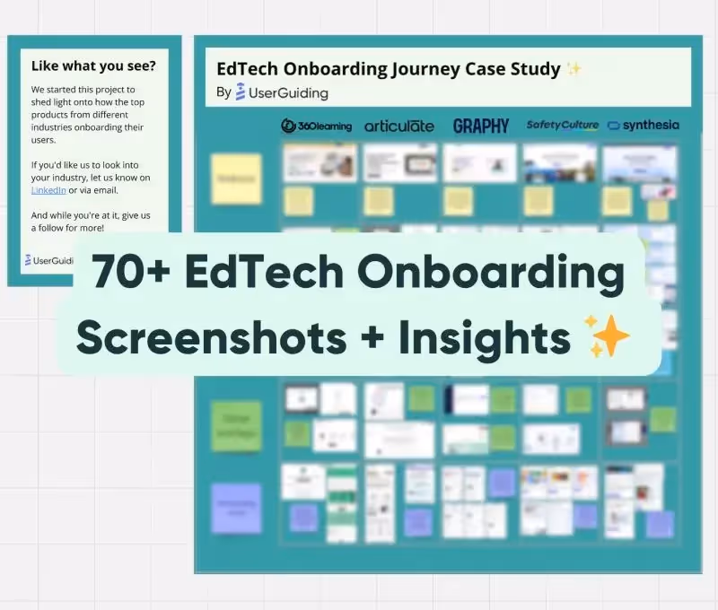 Estudo sobre onboarding de EdTech da UserGuiding