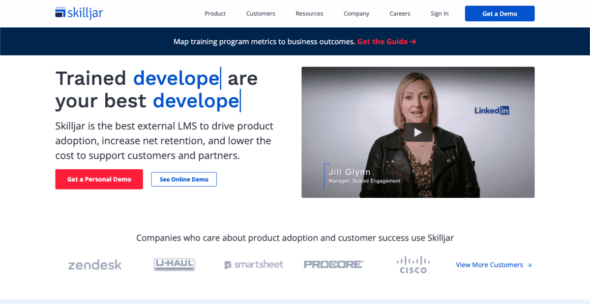 Skilljar Website