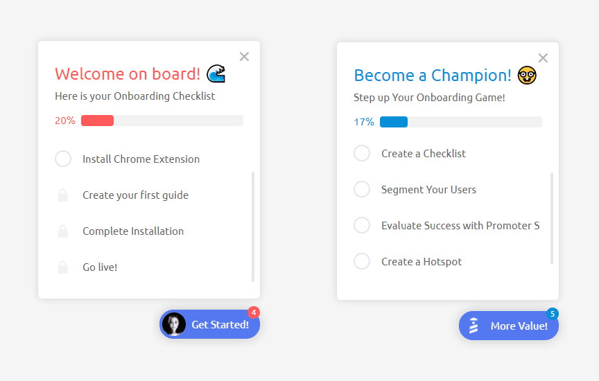 userguiding checklists