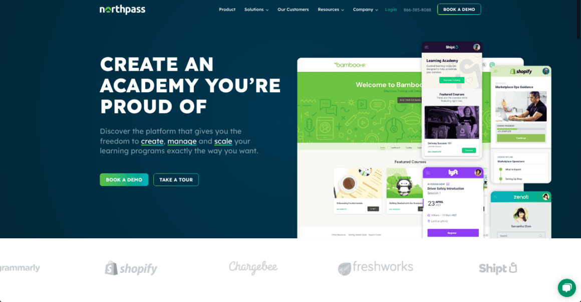 northpass dashboard