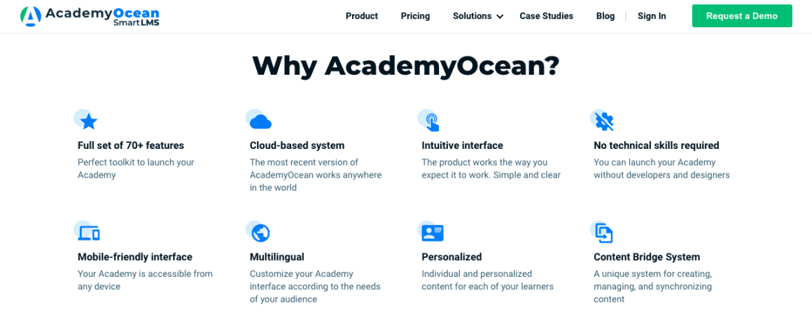 academyocean competitors