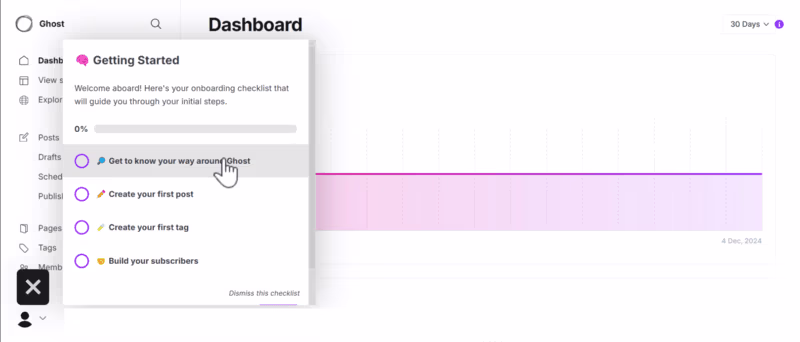 Onboarding checklists in Product Fruits