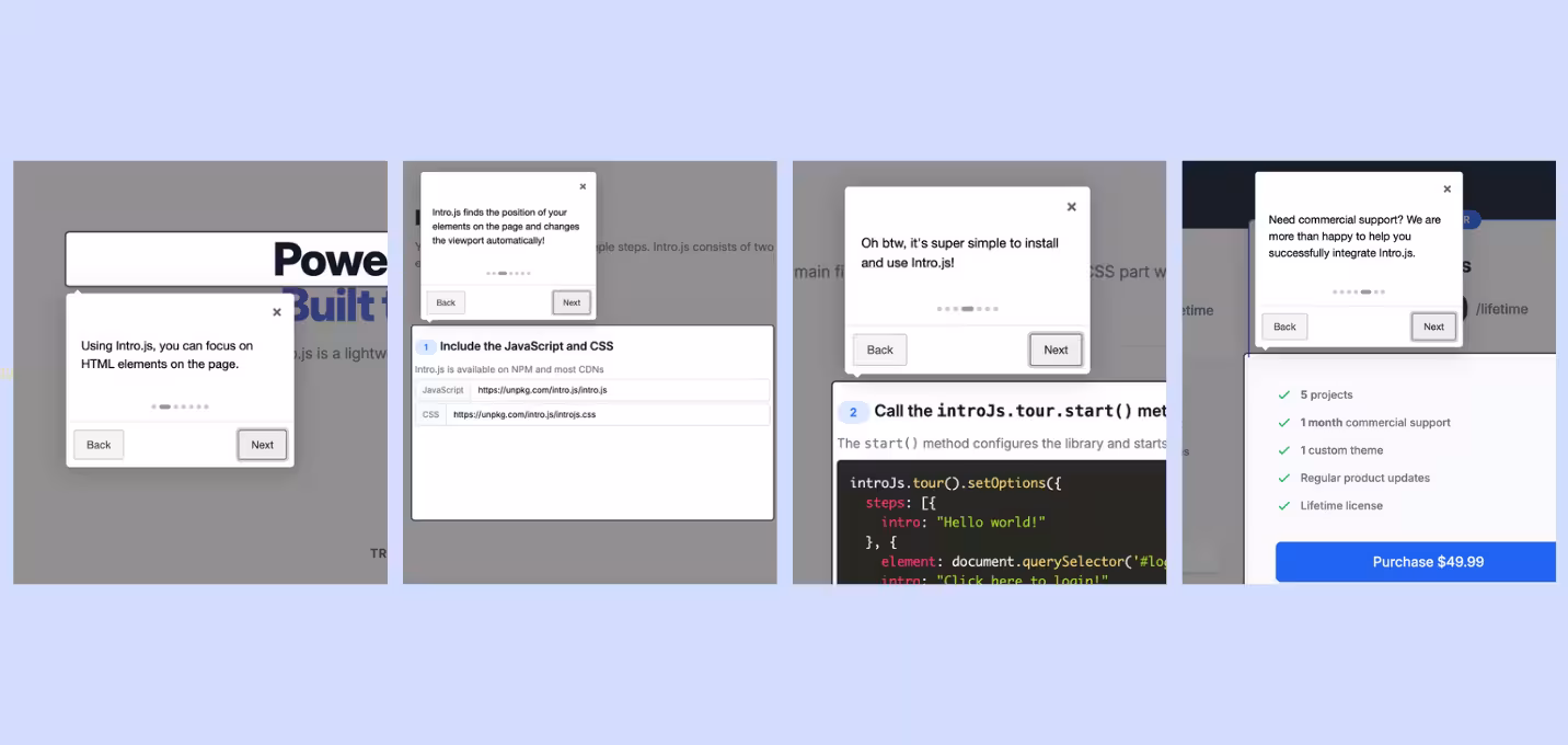 Tour da Intro.js