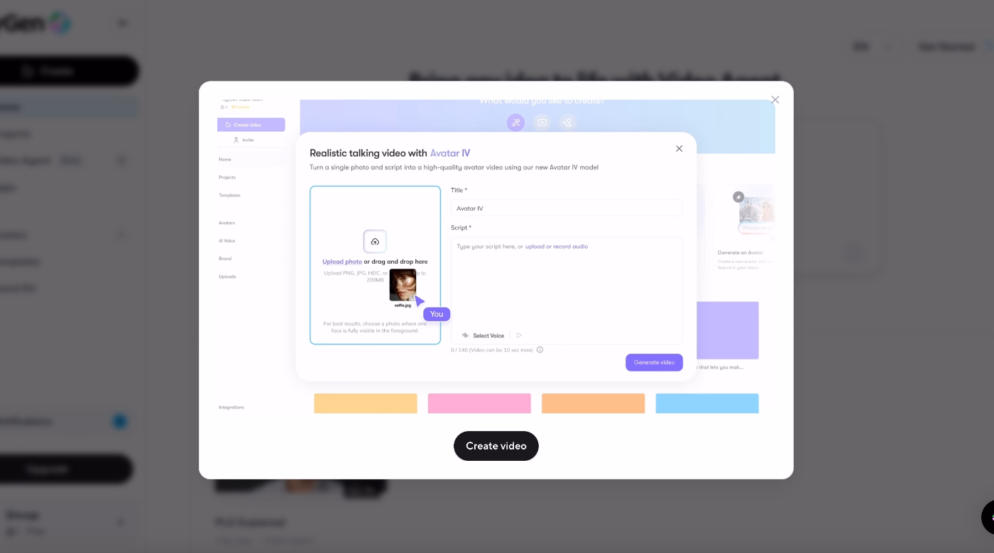 An example video tutorial from HeyGen’s onboarding.