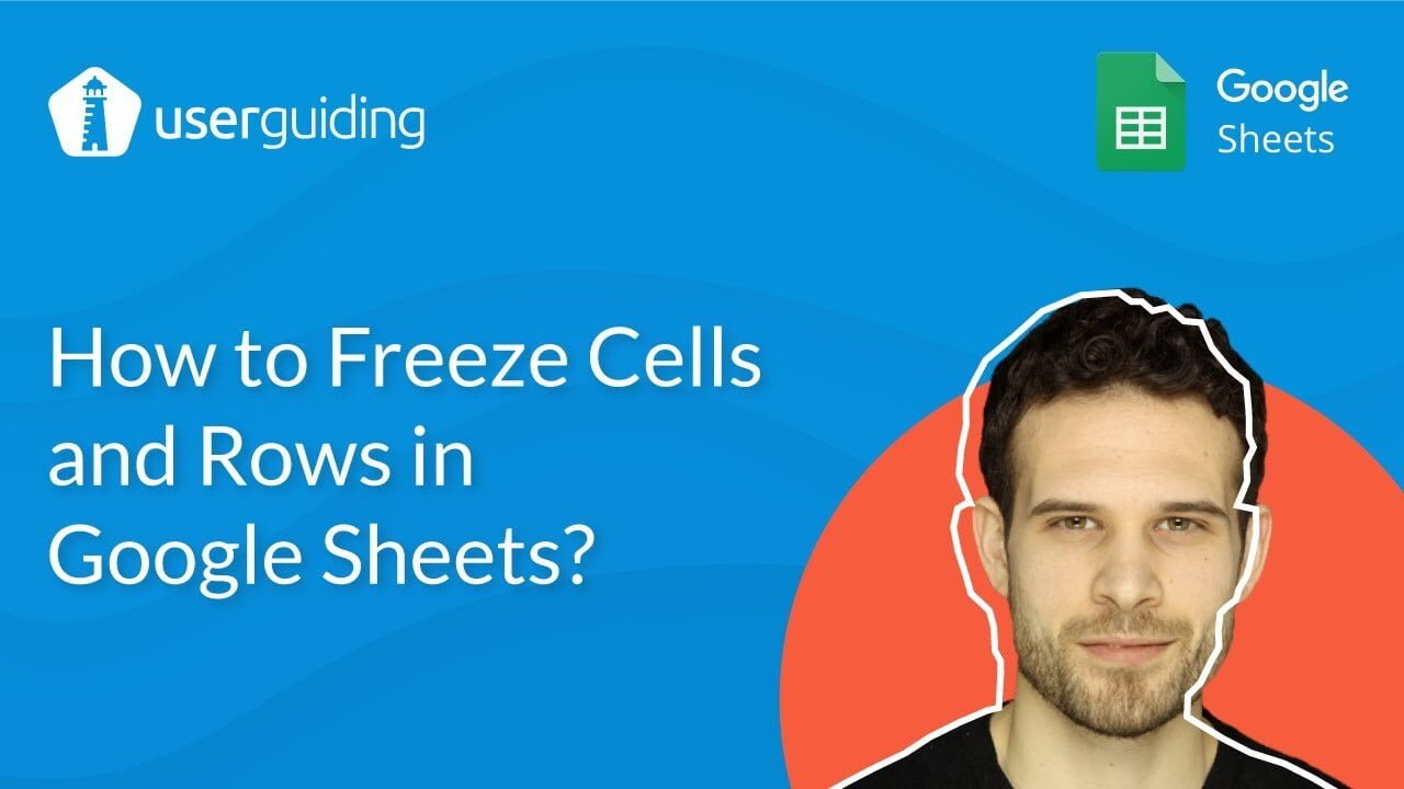 how to freeze cells rows google sheets