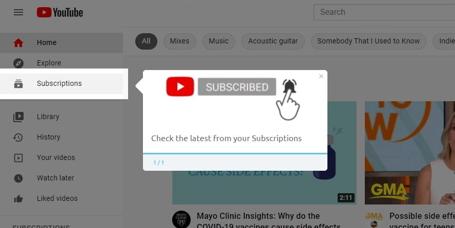 youtube tooltip example