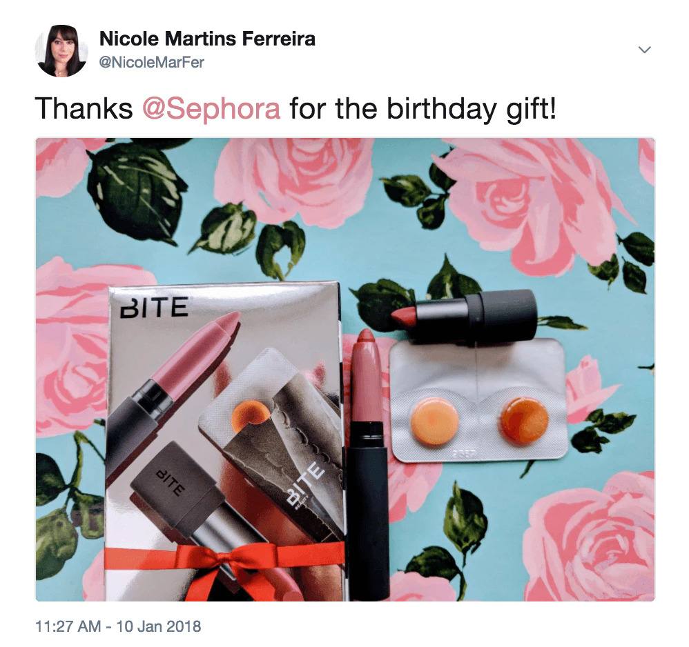 Sephora word of mouth marketing example