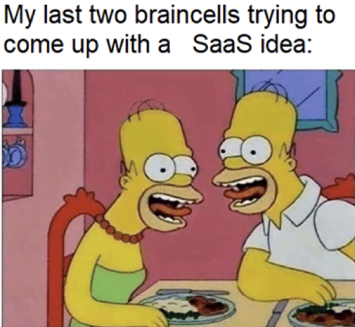 coming up with a SaaS idea
