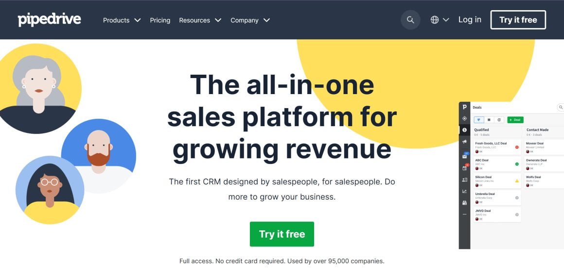 Pipedrive as an alternative to Salesforce