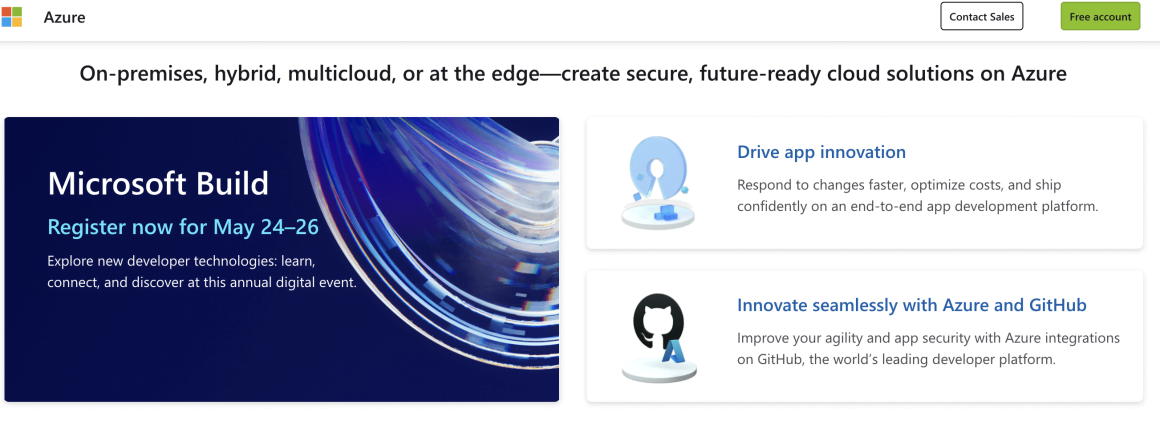 Microsoft Azure cloud computing service