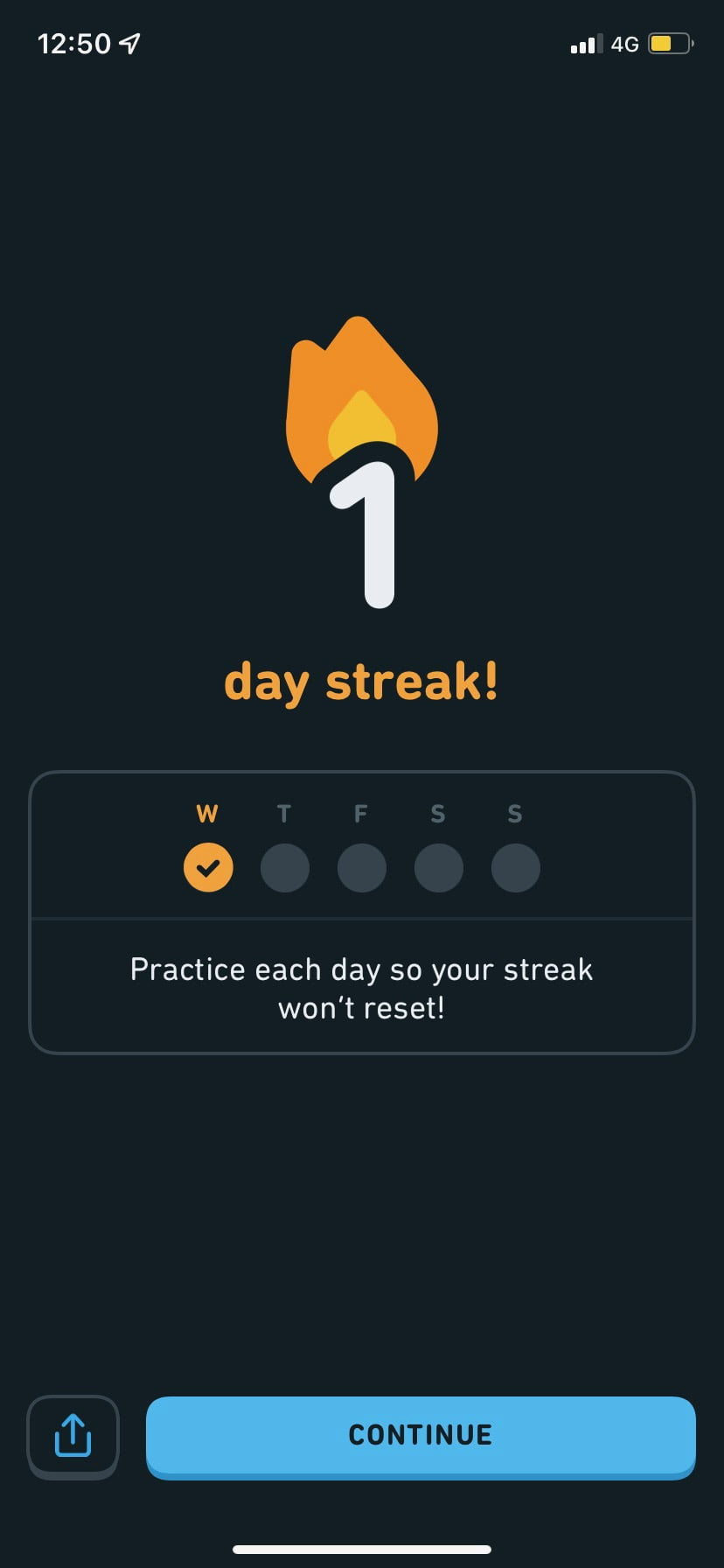 duolingo streak modal user experience