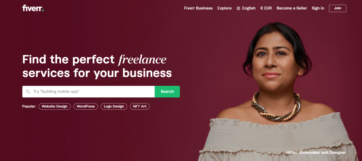 Fiverr online business tool
