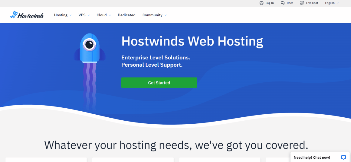 Hostwinds as a cloud hosting solution