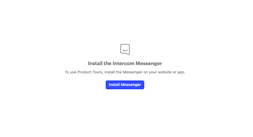 Intercom messenger installing