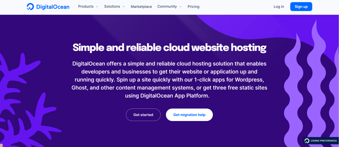 DigitalOcean as a cloud hosting provider