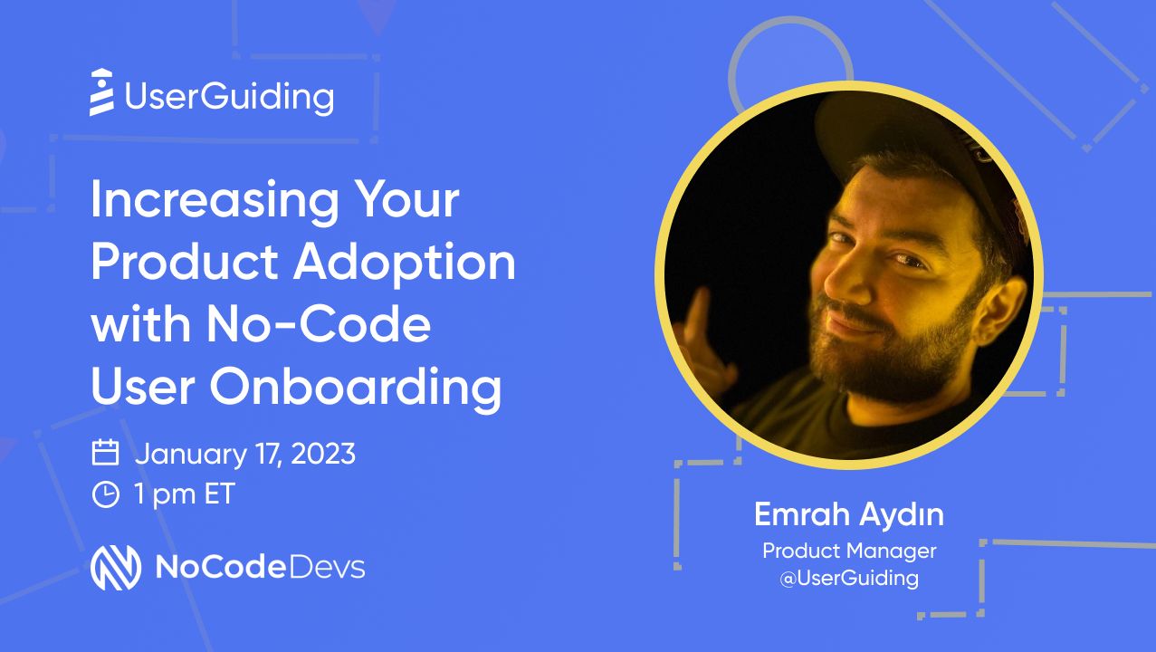 increasing product adoption with no code user onboarding